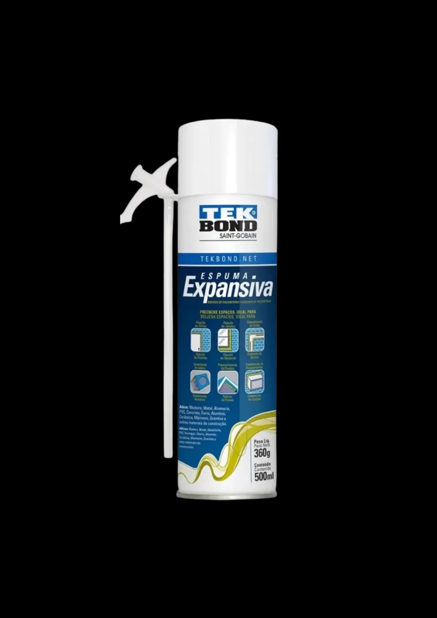 ESPUMA EXPANSIVA PU 360 GR/500 ML TEKBOND