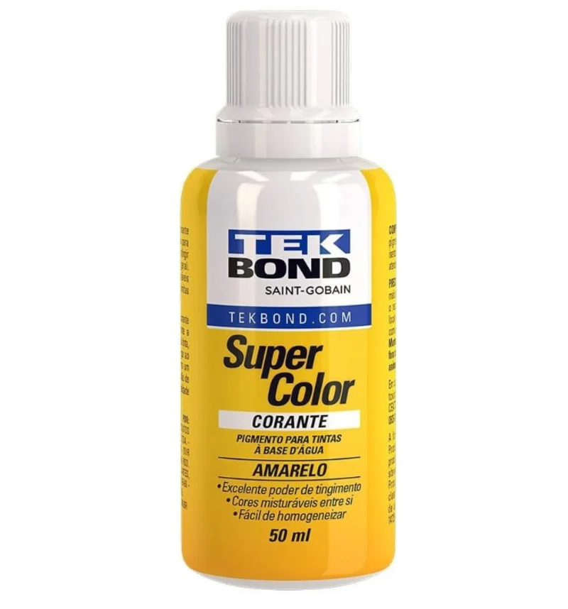 CORANTE LIQUIDO AMARELO 50ml TEK BOND